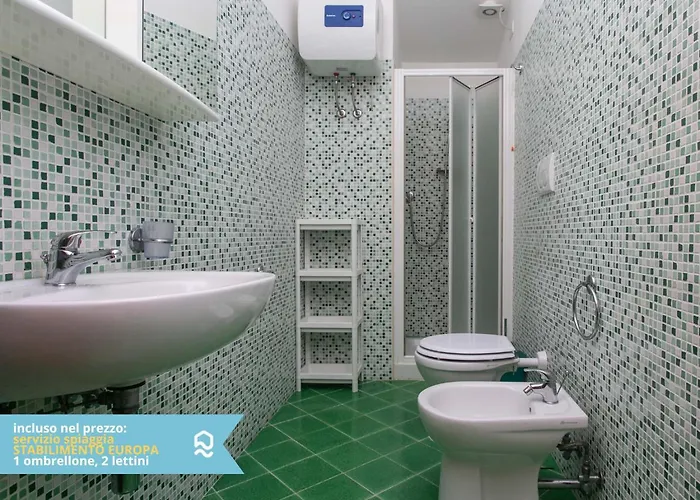 דירה Rs323 - Marcelli, Bilocale Fronte Mare Con Inclusa *